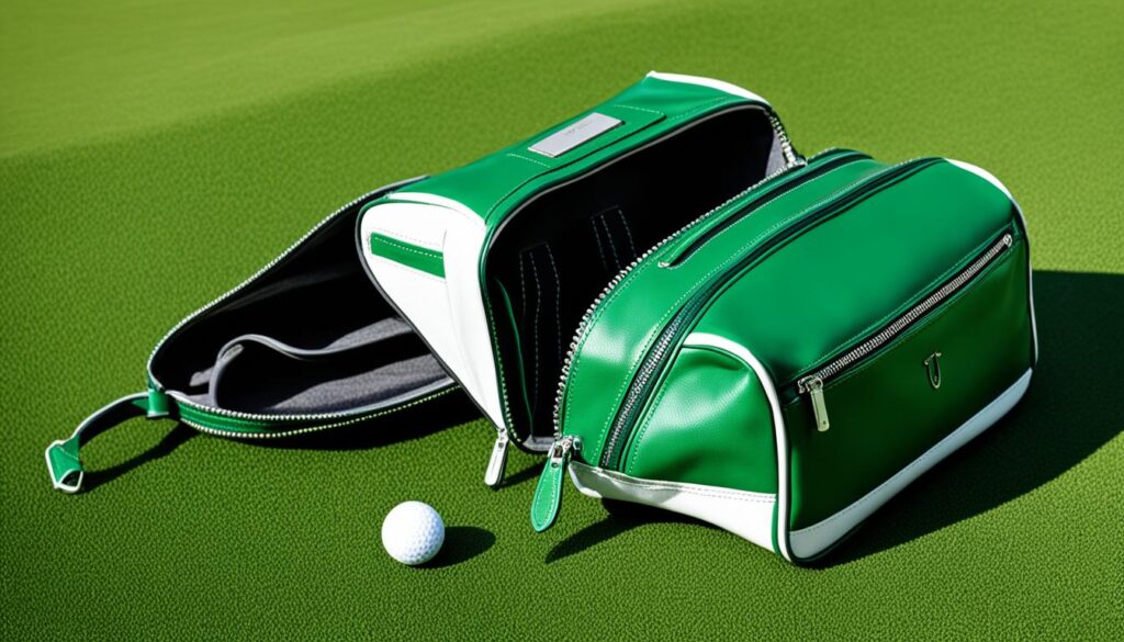 Leather Golf Shoe Bag