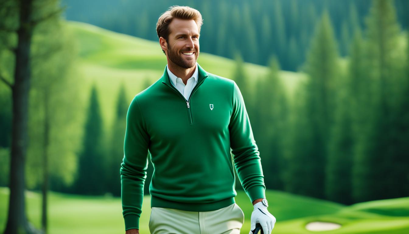 Luxury Cashmere Golf Sweatshirt